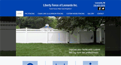 Desktop Screenshot of libertyfencenj.com